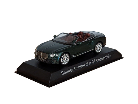 NOREV Bentley Continental GT Convertible - Verdant Green - 1/43 Diecast Car Scale Model - Free UK Delivery