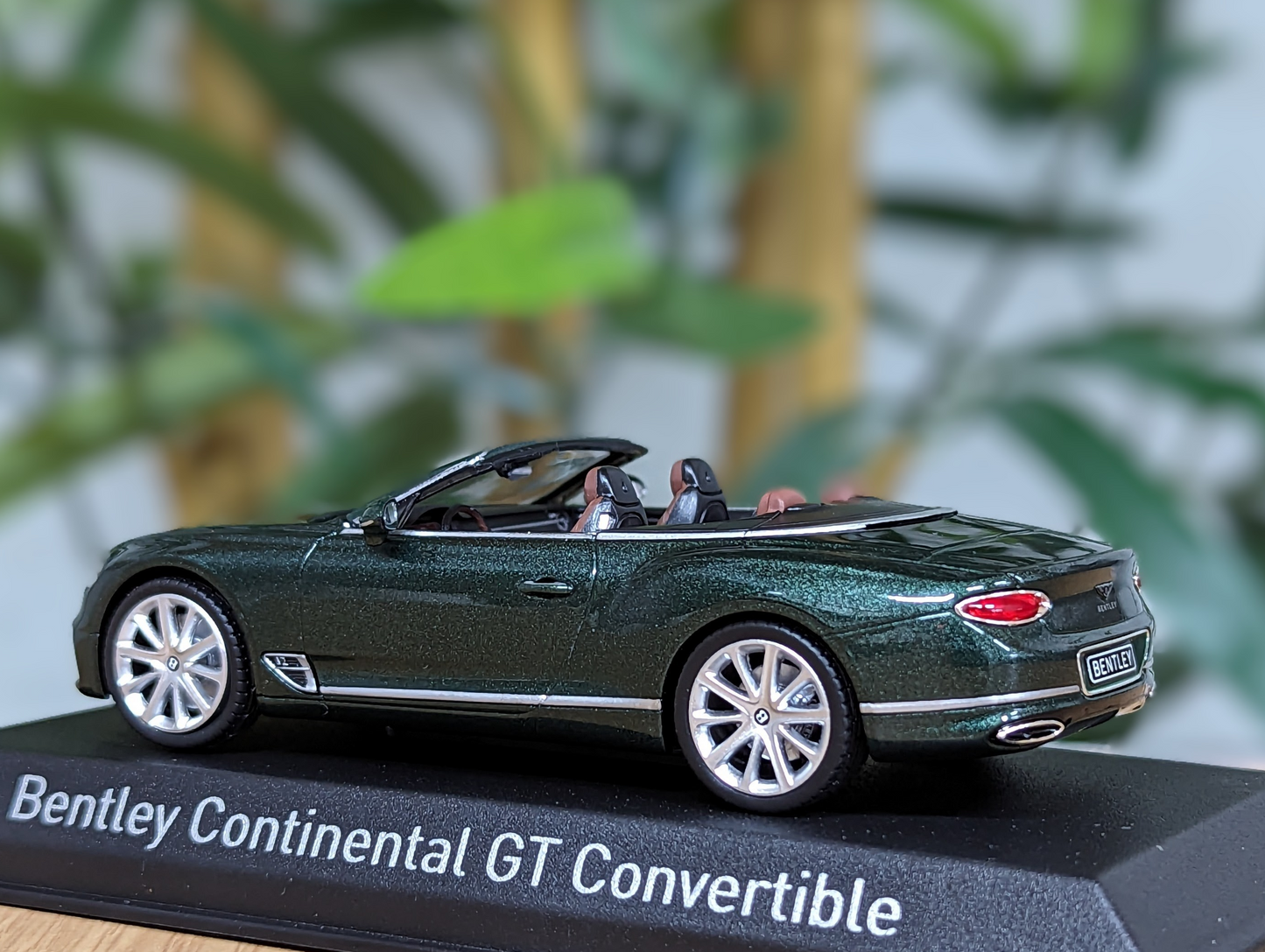 NOREV Bentley Continental GT Convertible - Verdant Green - 1/43 Diecast Car Scale Model - Free UK Delivery