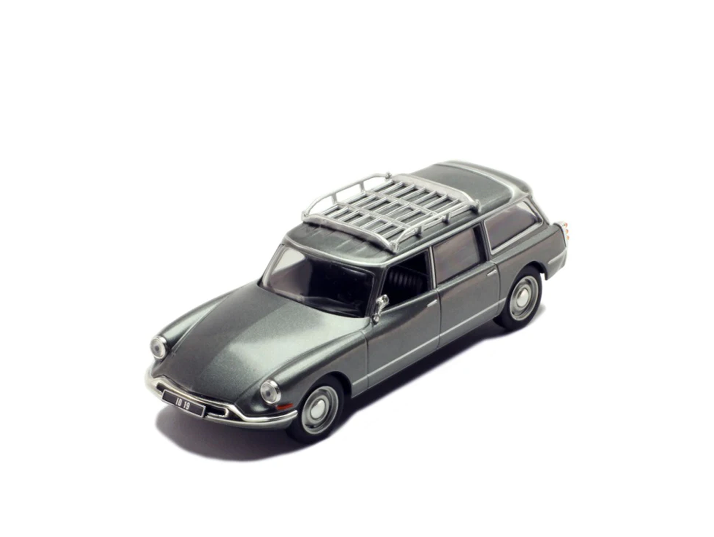 IXO CLC326N Citroen ID 19 Break - Metallic Grey - 1/43 Diecast Car Scale Model