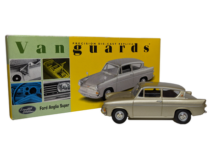 Vanguards 1/43 Diecast Car Scale Model - VA00119 - Ford Anglia Super - Venetian Gold