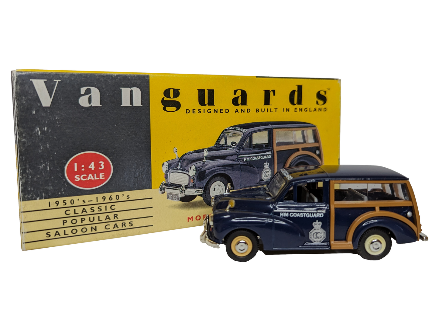 Vanguards 1/43 Diecast Car Scale Model - VA10003 - Morris Minor Traveller - HM Coastguard