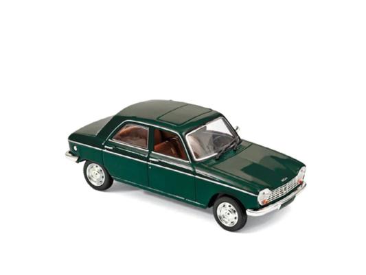 NOREV Peugeot 204 - Antique Green - 1/43 Diecast Car Scale Model - Free UK Delivery