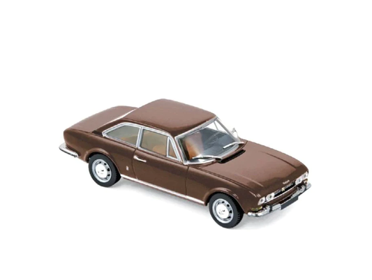 NOREV Peugeot 504 Coupe - Brown - 1/43 Diecast Car Scale Model - Free UK Delivery