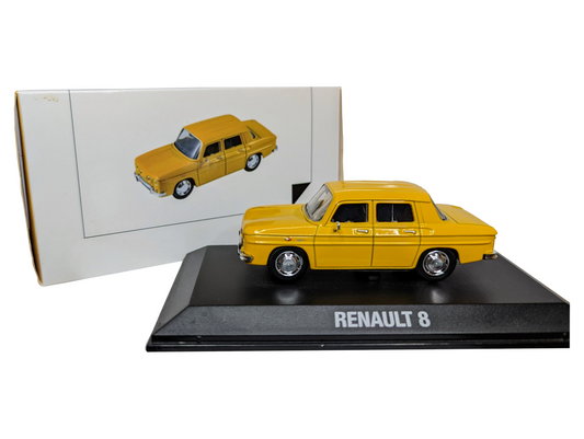 Pre-Owned NOREV 1/43 Diecast Car Scale Model - Renault 8 Saloon - Yellow
