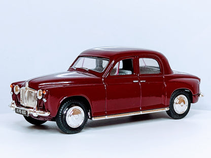 Vanguards 1/43 Diecast Car Scale Model - VA19000 - Rover P4 Saloon - Maroon