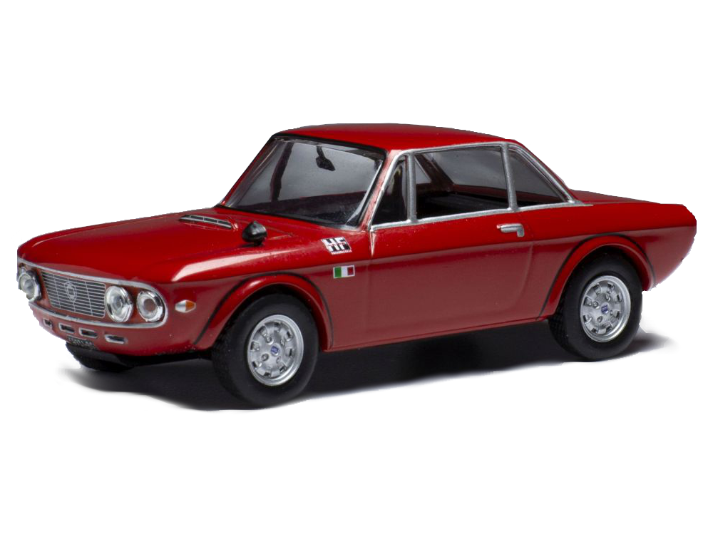 IXO CLC397N Lancia Fulvia Coupe 1.6 HF - Red - 1/43 Diecast Car