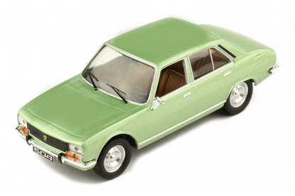 IXO CLC319N Peugeot 504 Saloon - Metallic Green - 1/43 Diecast Car Scale Model