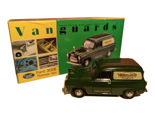 Corgi Vanguards 1/43 Scale Diecast Model - VA33002 - Ford 300E Thames Van - Green Maidstone & District