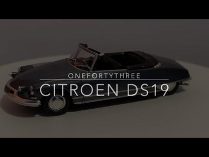 Pre-Owned NOREV 1/43 Diecast Car Scale Model - Citroen DS19 Cabriolet - Metallic Grey